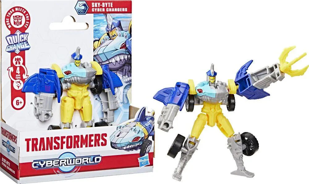 TRANSFORMERS CYBERWORLD - FIGURINE CYBER CHANGERS