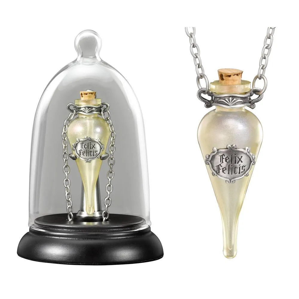 HARRY POTTER - FELIX FELICIS - PENDENTIF ET SUPPORT