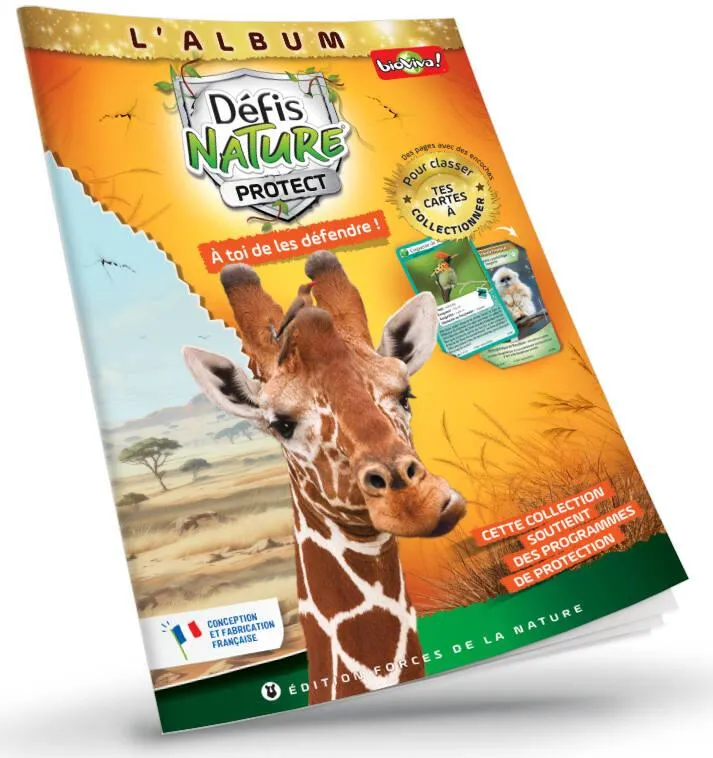 DEFIS NATURE - ALBUM DE CLASSEMENT - GIRAFE RETICULEE