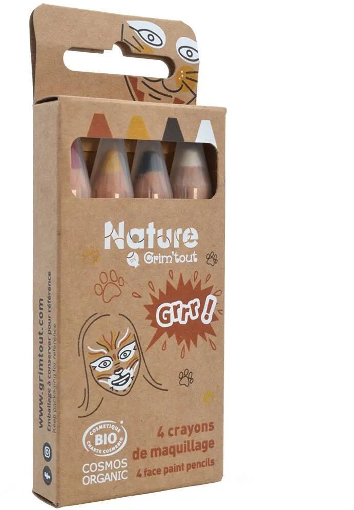 SET CRAYONS BIO 4 COULEURS - GRRR