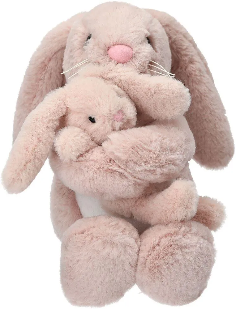 PELUCHE MIMI PRINCESSE LAPIN NELLY AVEC BEBE
