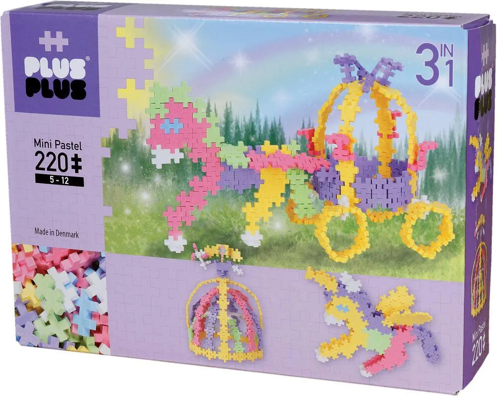 PLUS PLUS BOX PASTEL 220 PIECES FEERIE