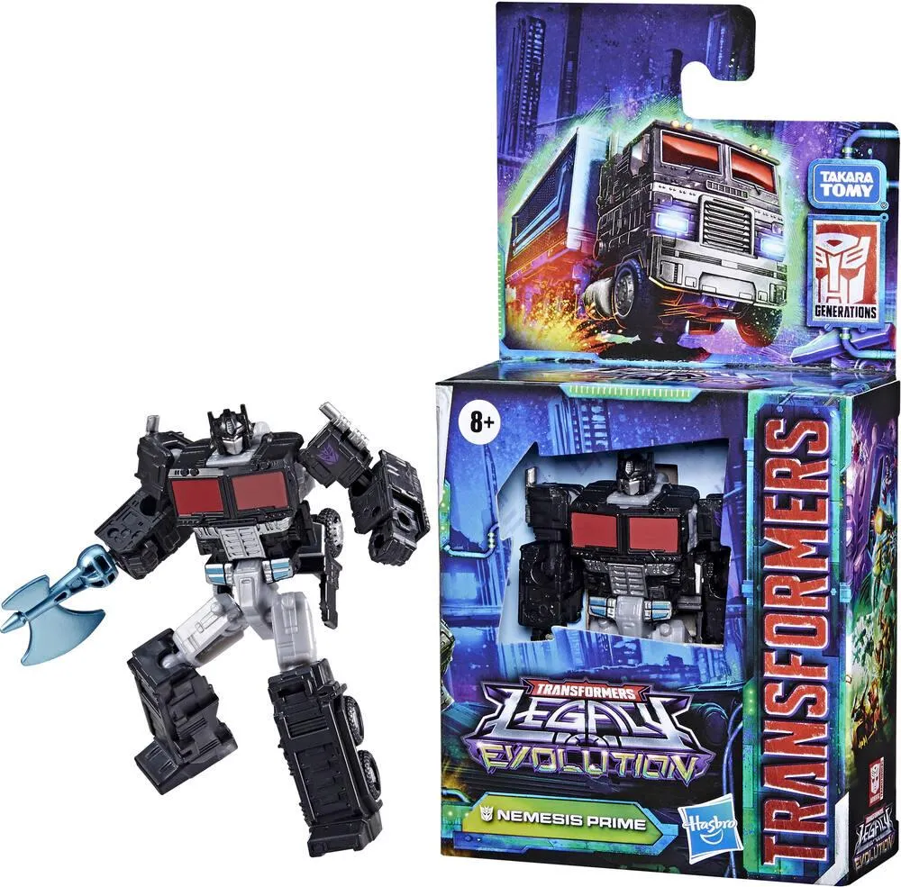 TRANSFORMERS GEN LEGACY EV CORE NEMESIS PRIME