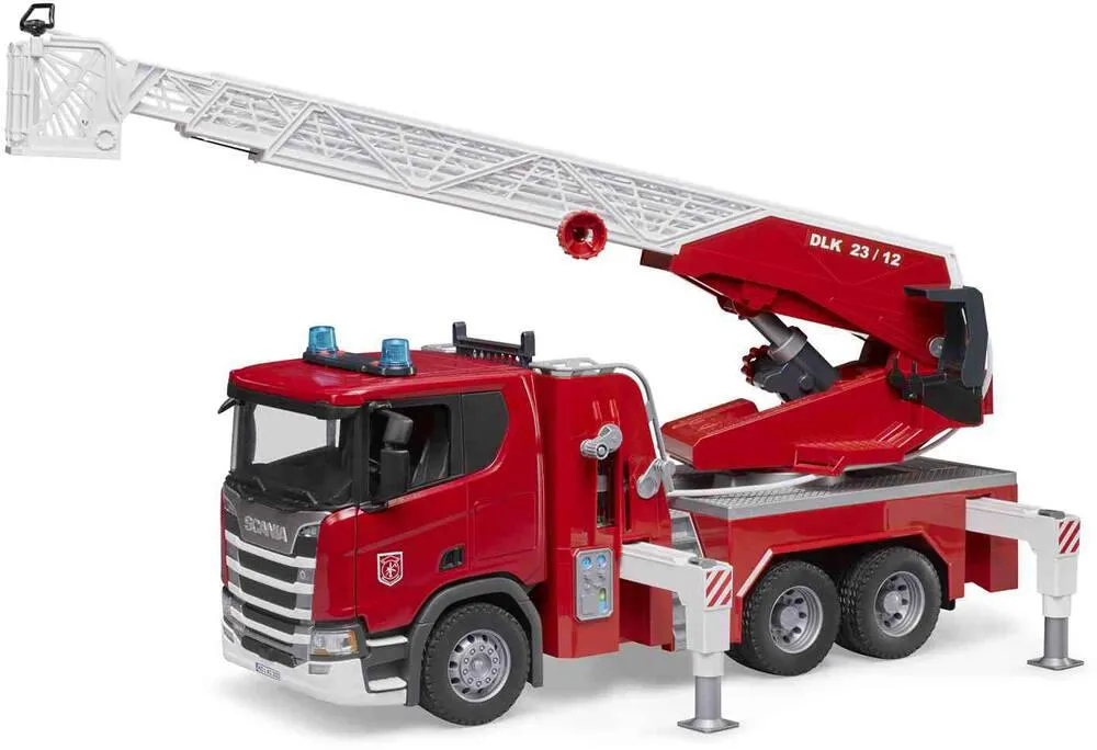 CAMION POMPIERS SCANIA SUPER 560R ECHELLE ET POMPE A EAU