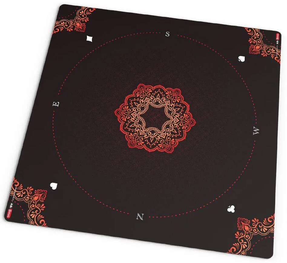 ABIGAMES - TAPIS DE JEU ROSACE ROUGE