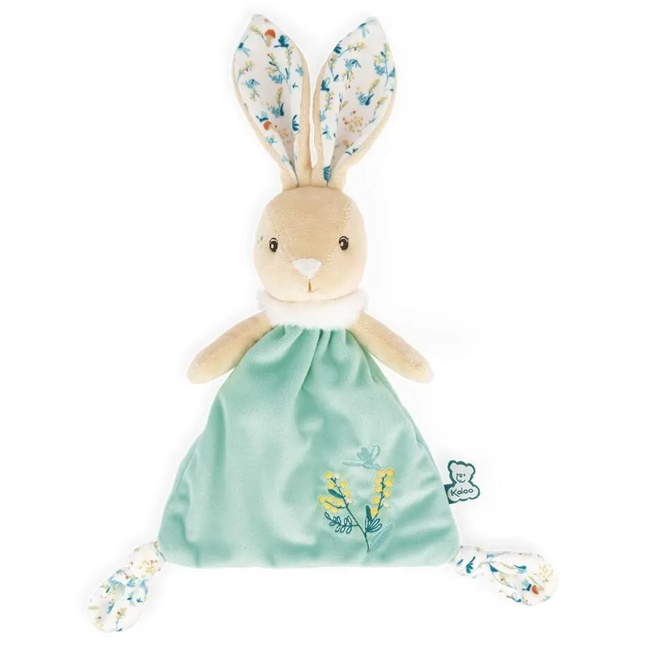 DOUDOU TRIANGLE LAPIN JUSTIN - 20 CM - FRIPONS -