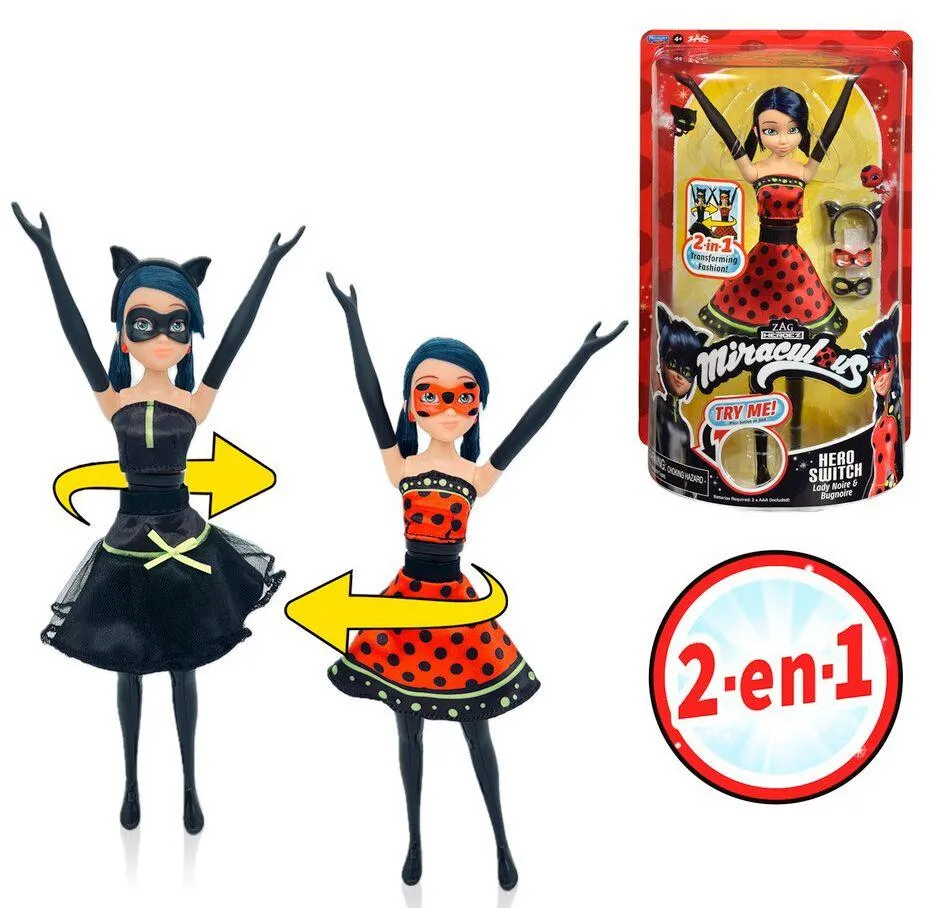 MIRACULOUS - POUPEE LADYBUG TRANSFORMATION 26 CM