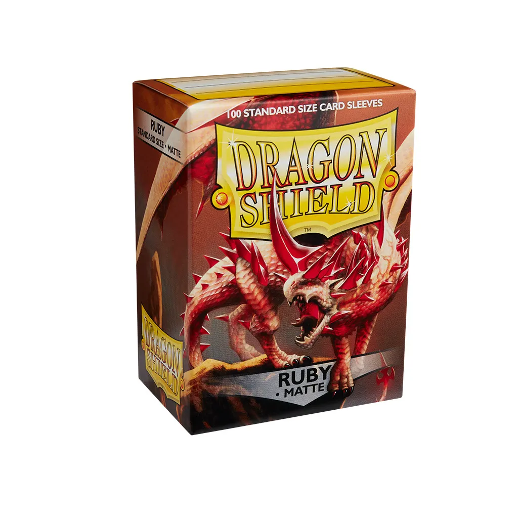 100 Dragon Shield Matte Ruby
