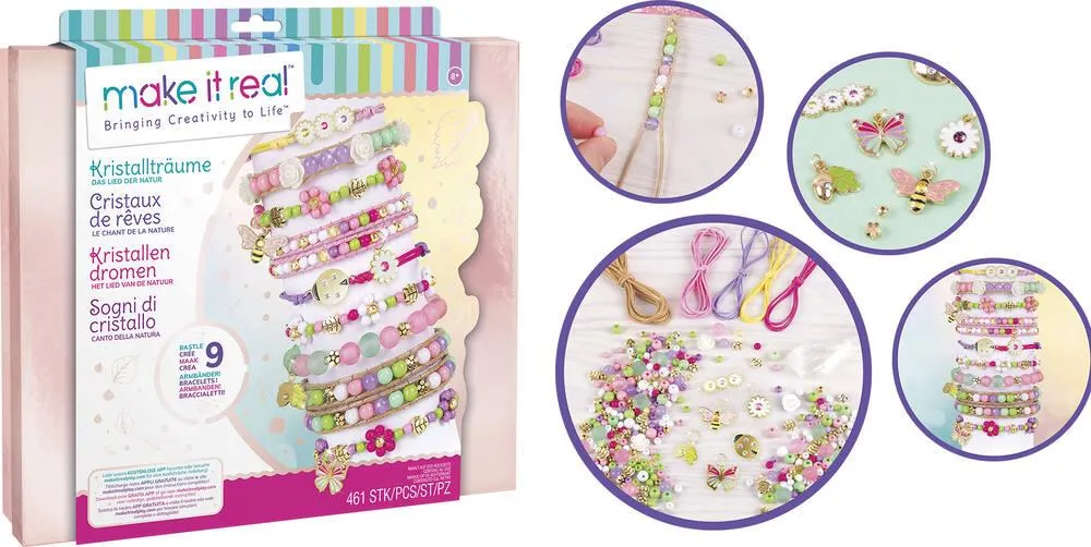 MAKE IT REAL - COFFRET BIJOUX CRISTAUX DE REVE NATURE