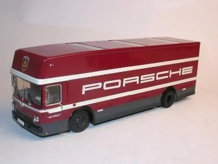 TRANSPORTEUR PORSCHE ROUGE FONCE 1/43