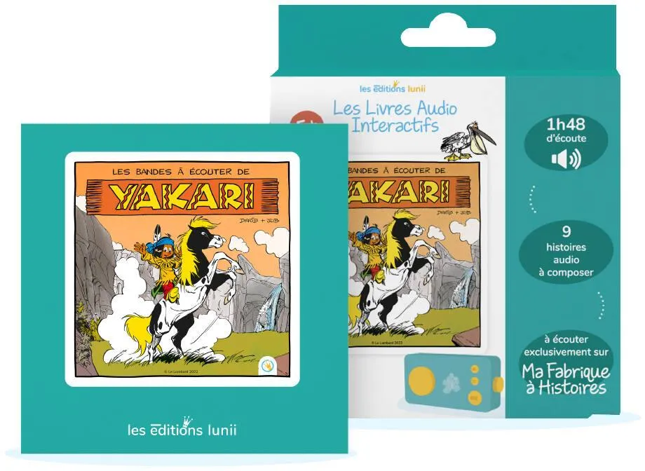 LUNII - LIVRE AUDIO - LES BANDES A ECOUTER DE YAKARI
