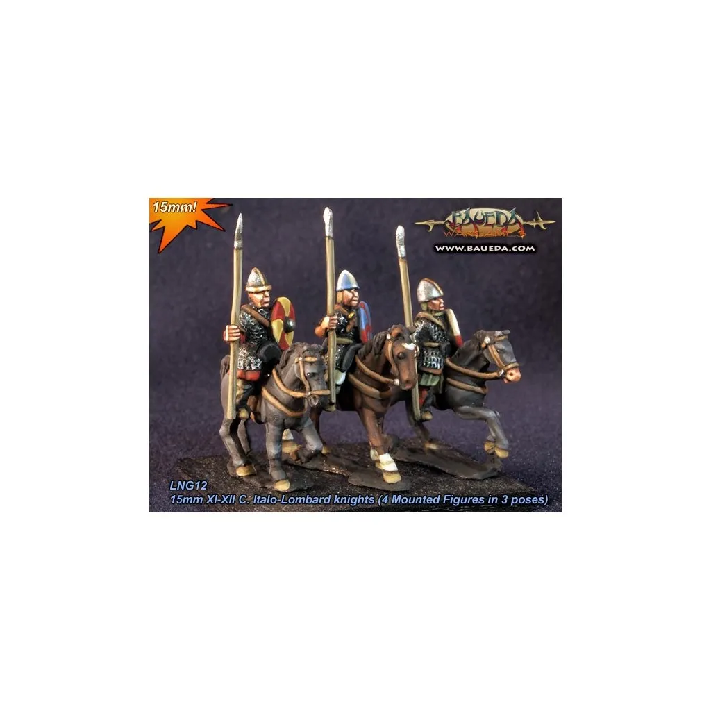 15mm XI-XII C. Italo-Lombard Communal Knights