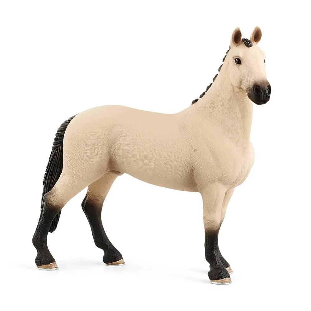 FIGURINE HONGRE HANOVRIEN AUBÈRE CHEVAL