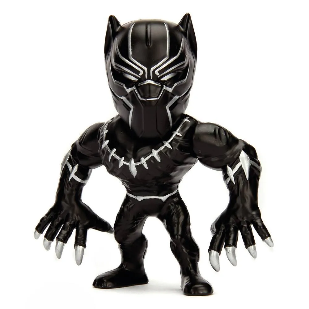 MARVEL - AVENGERS - FIGURINE - BLACK PANTHER - METAL 10CM