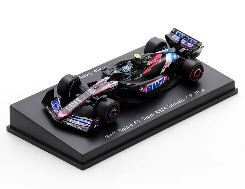 1/64 VOITURE ALPINE A524 N10 BWT ALPINE F1 TEAM GP BAHRAIN 2024 PIERRE GASLY