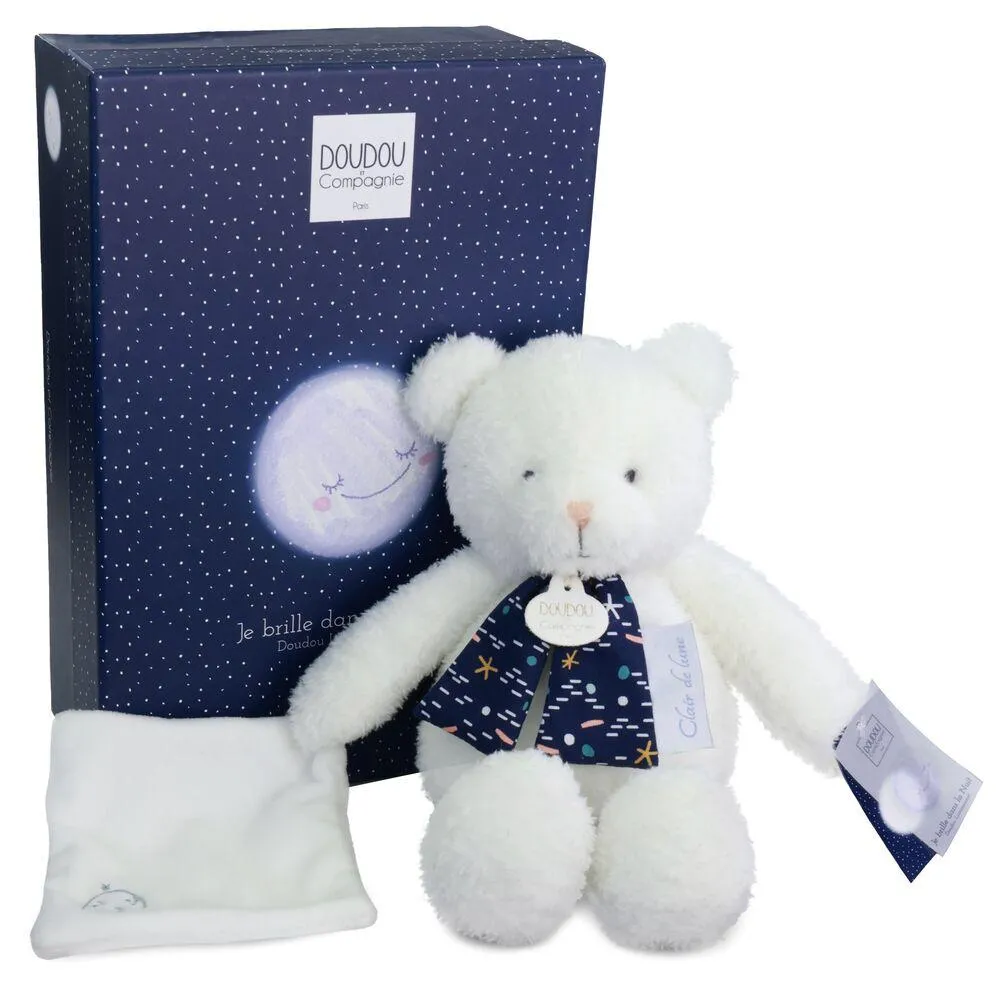 CLAIR DE LUNE - OURS PANTIN 30 CM