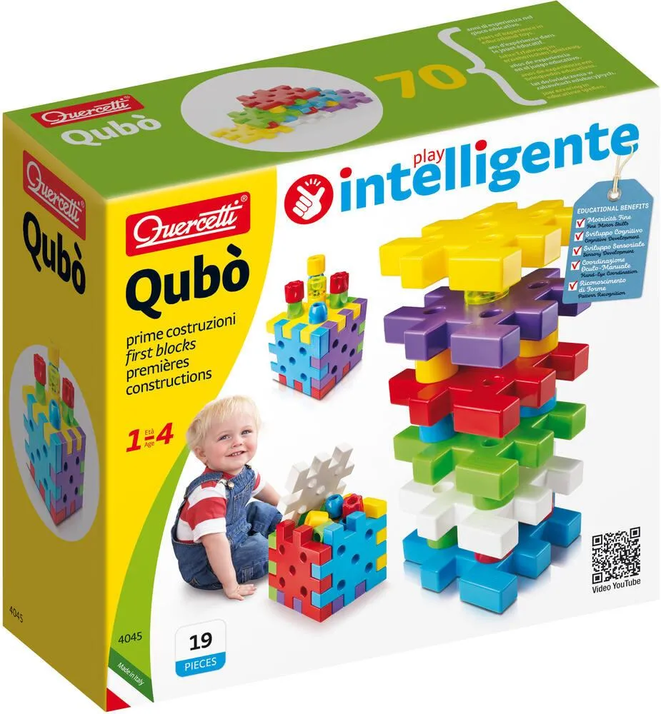 BLOCS DE CONSTRUCTION 19 PIECES - QUBO