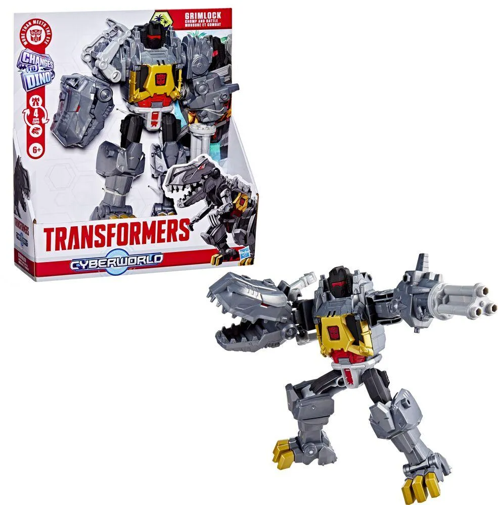 TRANSFORMERS CYBERWORLD CHOMP & BATTLE GRIMLOCK