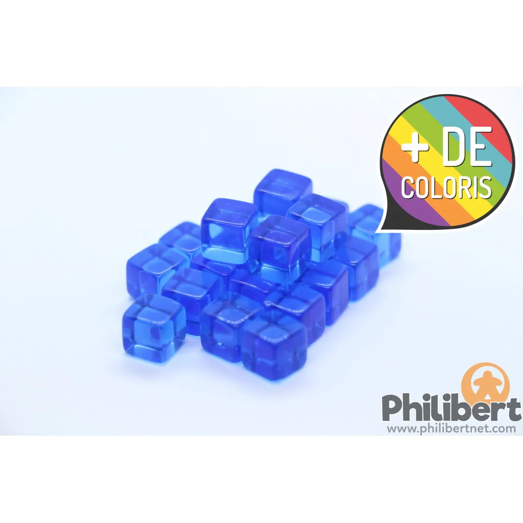 20 Petits Cubes Transparents