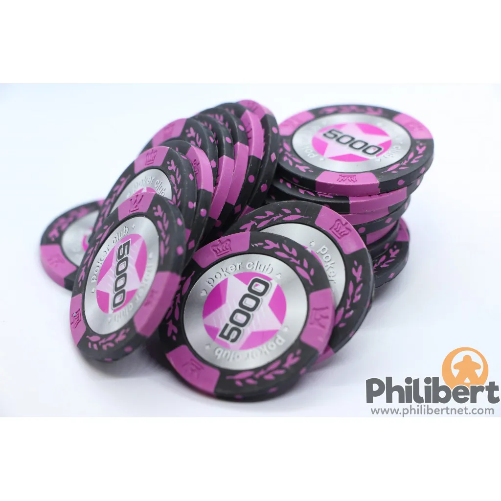 20 Jetons de poker Crown - Marqué 5000