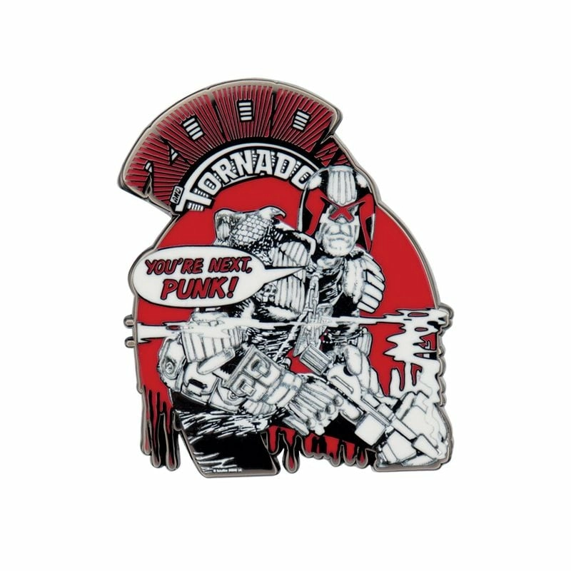 2000ad judge dredd - you're next punk - pin's edition limitée