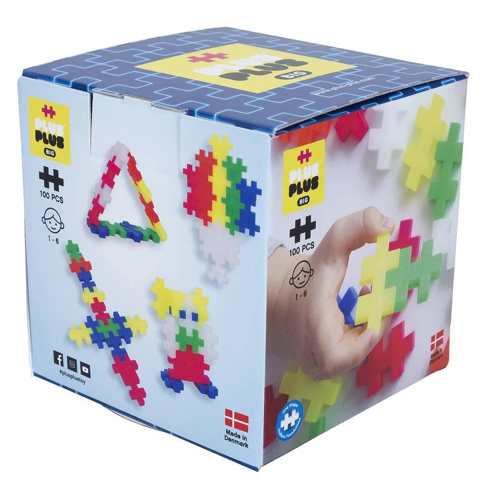 PLUS PLUS BIG NEON - 100 PIECES