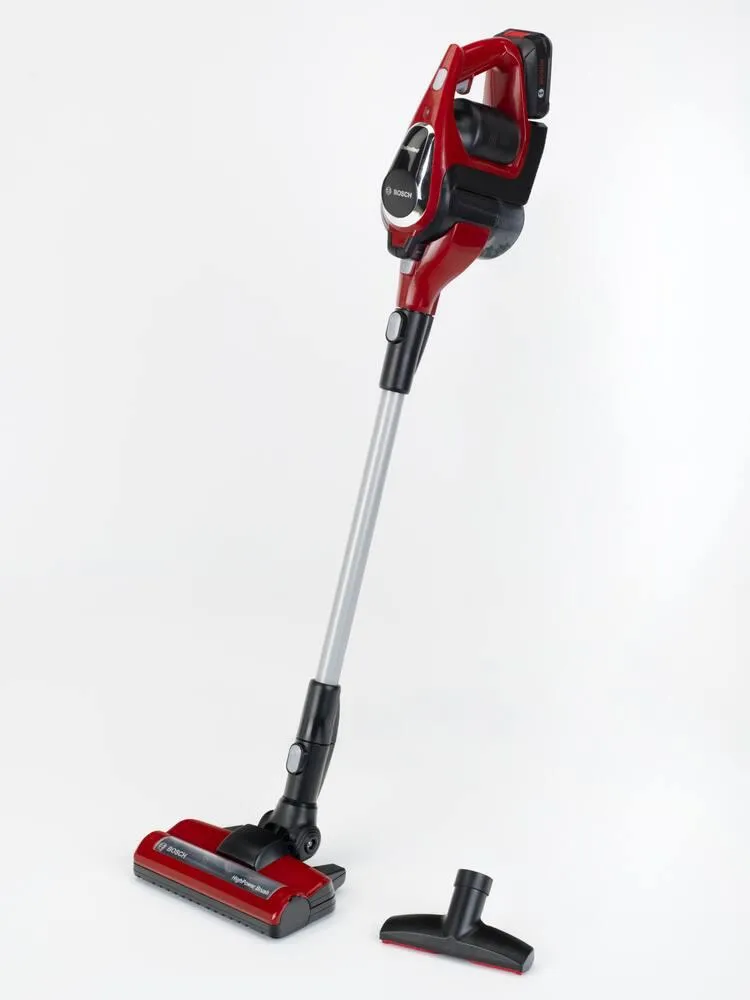 BOSCH "UNLIMITED" - ASPIRATEUR BALAI MULTIFONCTIONS, ROUGE