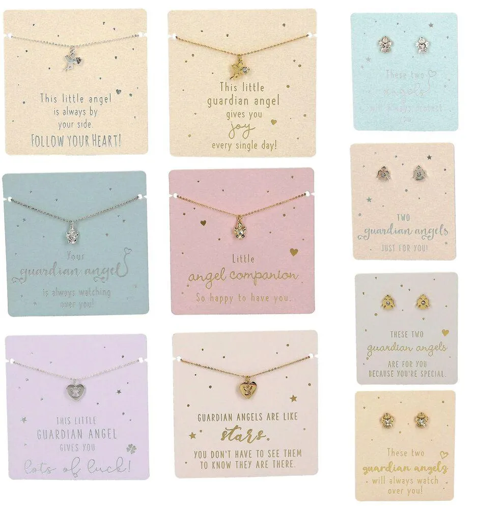 BRACELETS ET BOUCLES D'OREILLES ANGE GARDIEN