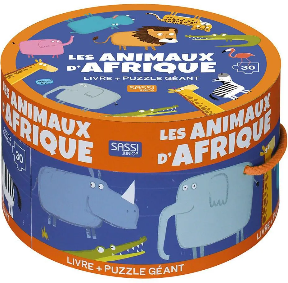 PUZZLE GEANT - LES ANIMAUX D'AFRIQUE