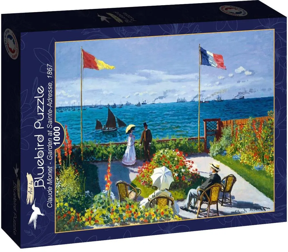 CLAUDE MONET - GARDEN AT SAINTE-ADRESSE, 1867