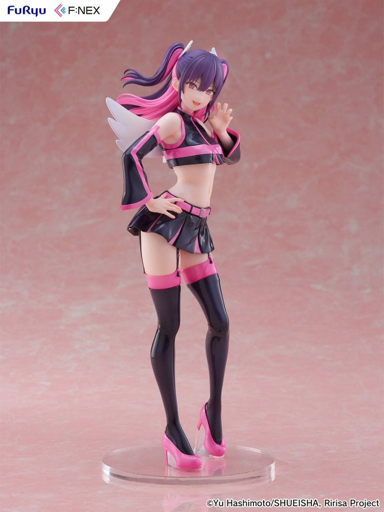 2.5 dimensional seduction f:nex statuette pvc 1/7 liliel angel paratroopers mikari 23 cm