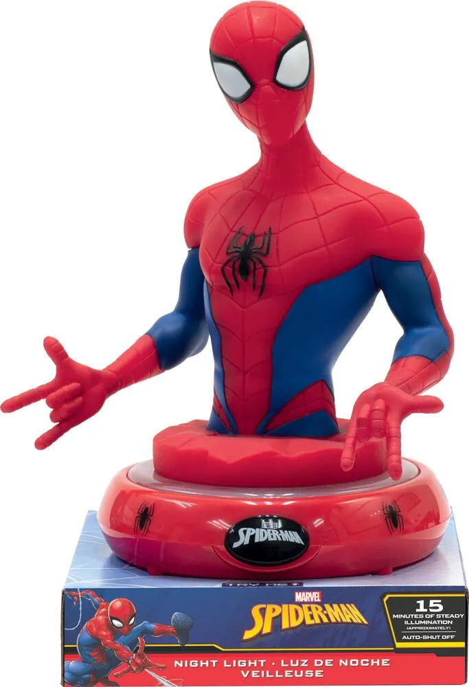 SPIDER-MAN - FIGURINE 3D LUMINEUSE BUSTE