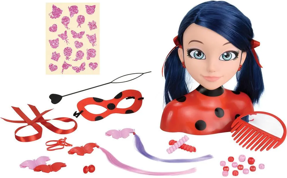 MIRACULOUS TETE A COIFFER DELUXE LADYBUG