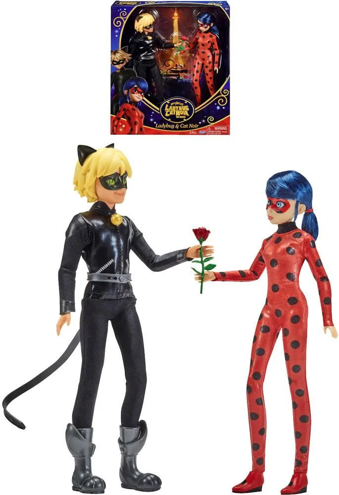 MIRACULOUS - PACK DE 2 POUPEES 26 CM -