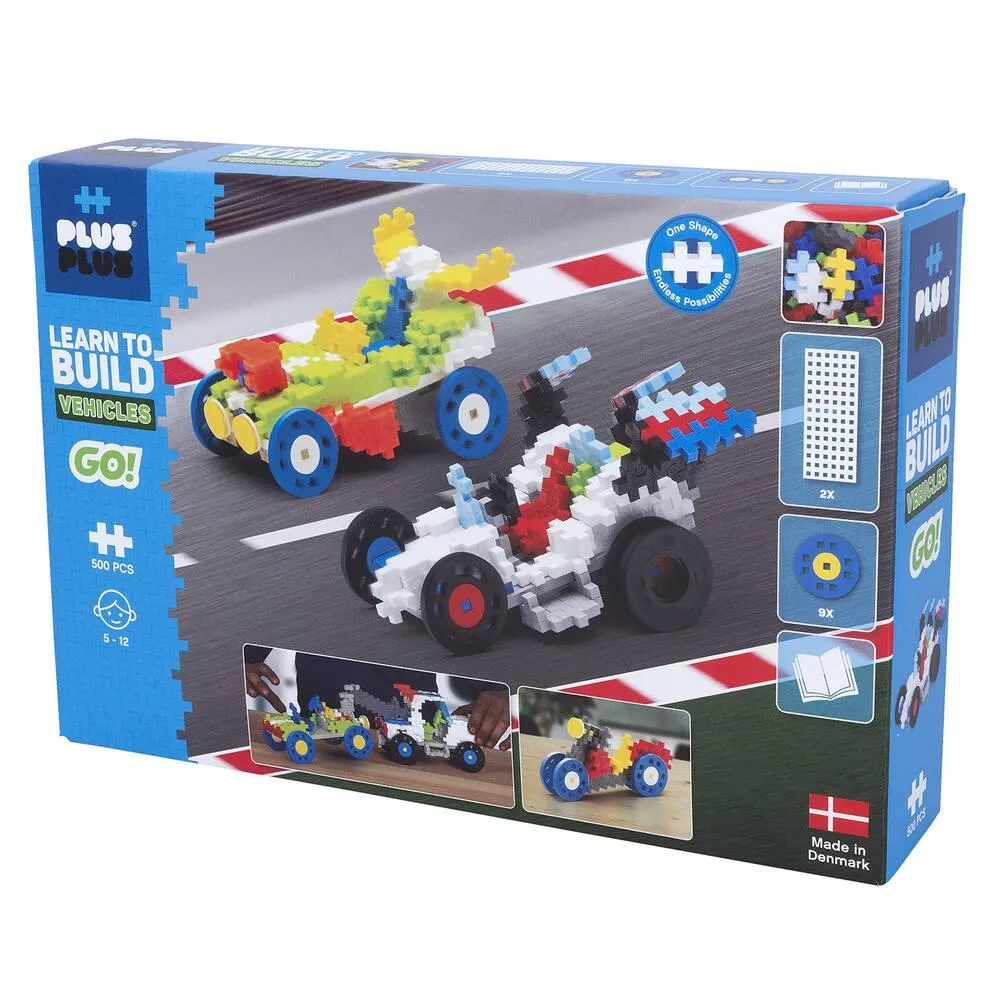 KIT DECOUVERTE VEHICULES 500 PIECES GO