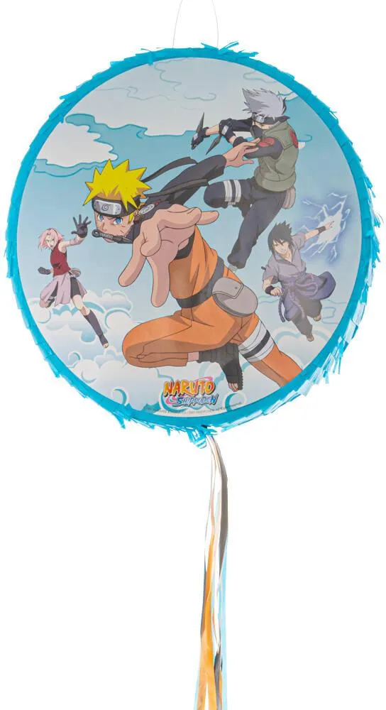 NARUTO SHIPPUDEN - PINATA BLEUE A TIRER DIAMETRE 40 CM