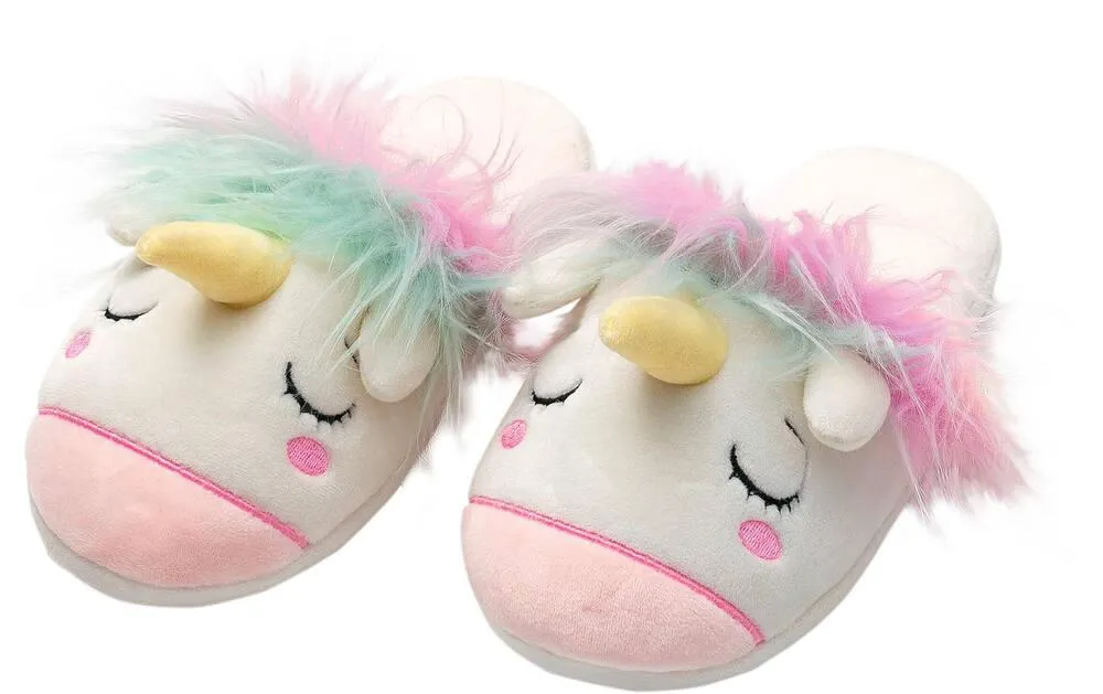 MES JOLIES PANTOUFLES LICORNE - POINTURE 30-33