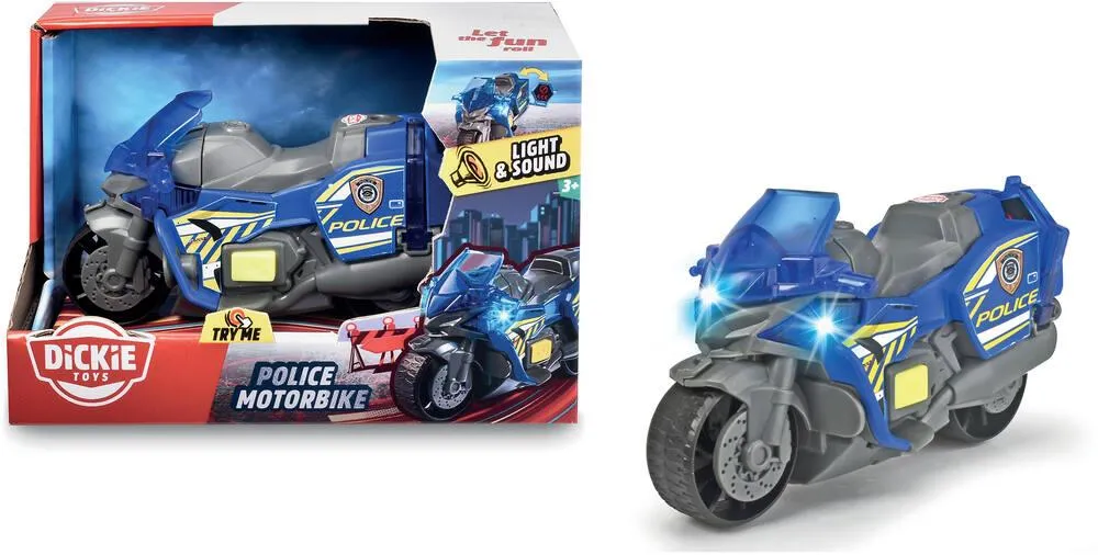 DICKIE MOTO POLICE 15 CM