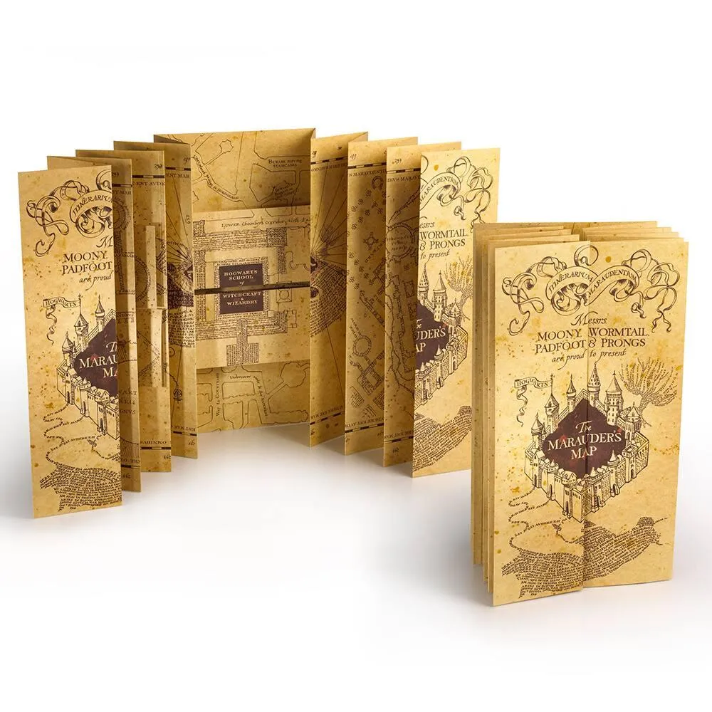 HARRY POTTER -CARTE DU MARAUDEUR