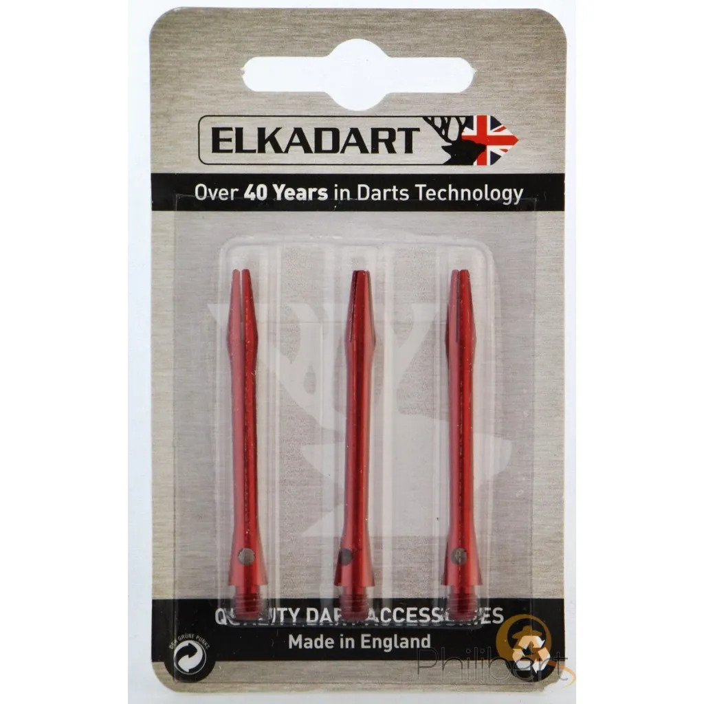 3 Embouts Longs Alu Rouge