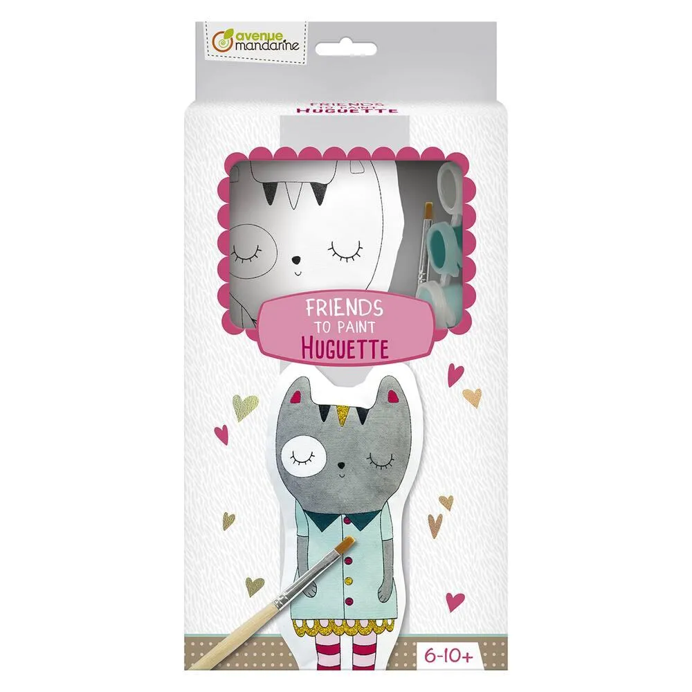 FRIENDS TO PAINT, HUGUETTE LE CHAT