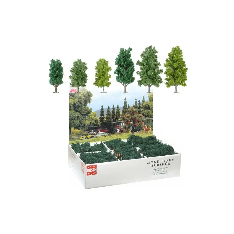 36 arbres assortis. BUSCH 6332