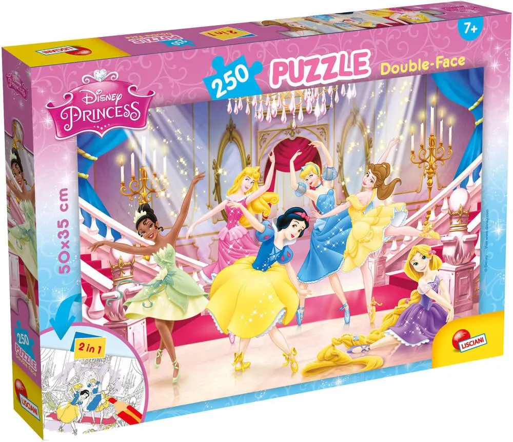 DISNEY PRINCESS PUZZLE 250 PIECES 2 EN 1