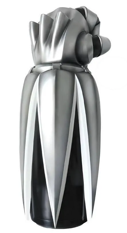 FIGURINE RESINE METEO PUNCH NOIR ET ARGENT  EDITION LIMITEE