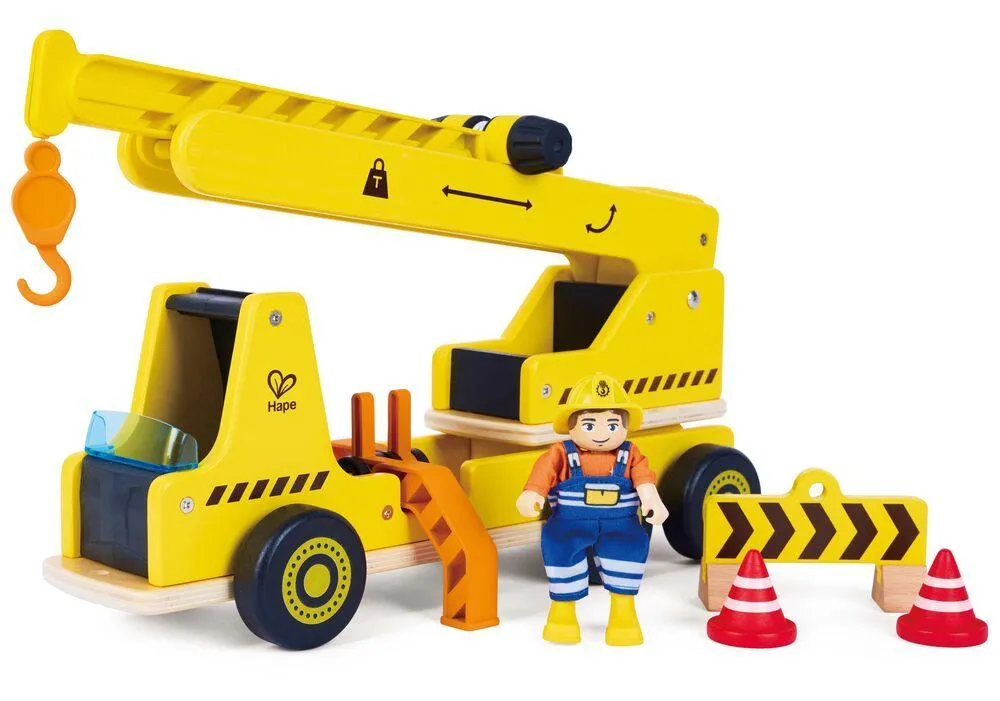 CAMION DE CHANTIER AVEC GRUE MOBILE