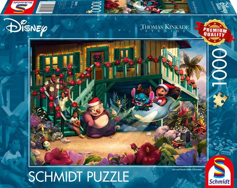 PUZZLE DISNEY, LILO AND STITCH ALOHA CHRISTMAS