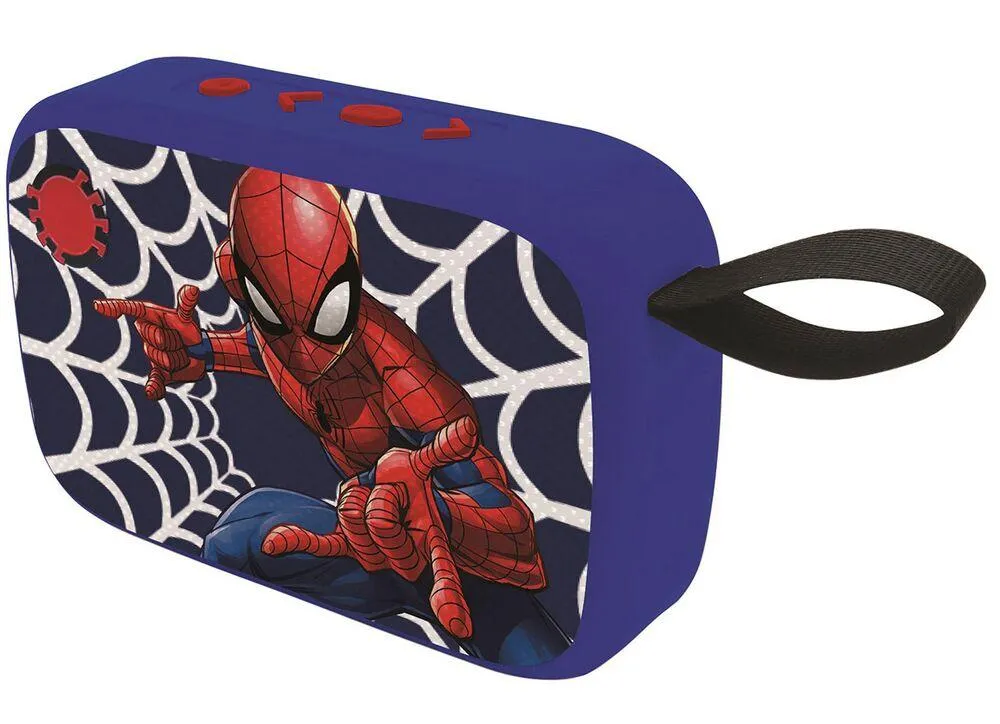 ENCEINTE BLUETOOTH® PORTABLE SPIDER-MAN AVEC FINITION TISSU