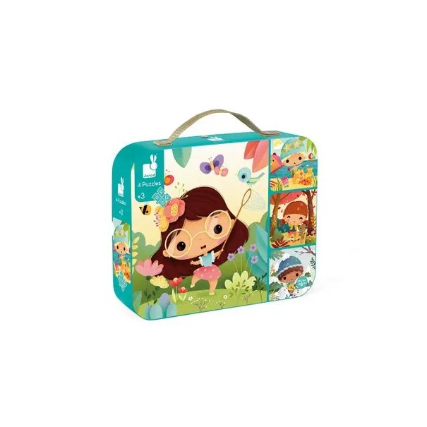 4 puzzles evolutifs les 4 saisons