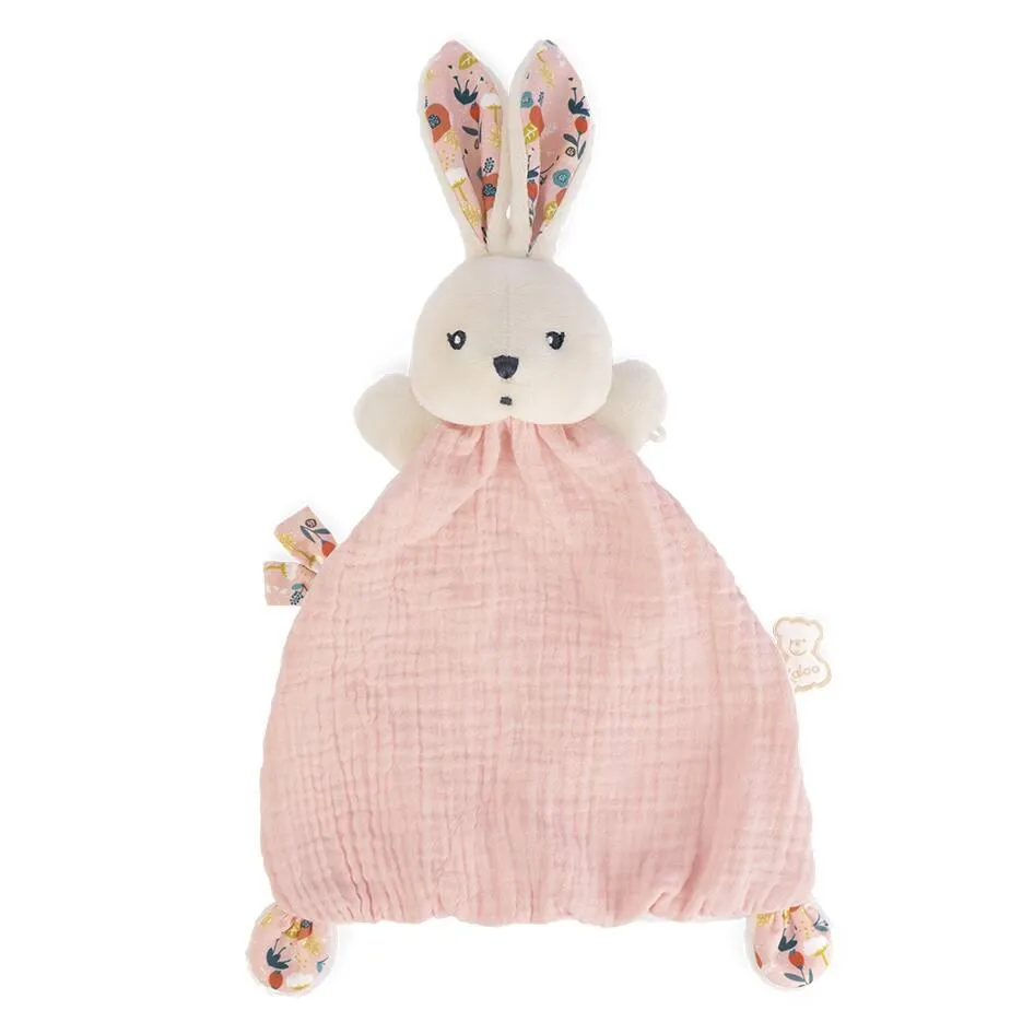 K'DOUX - DOUDOU LAPIN COQUELICOT - 20 CM