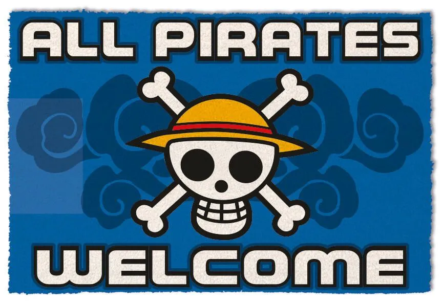 ONE PIECE - PAILLASSON ALL PIRATES WELCOME